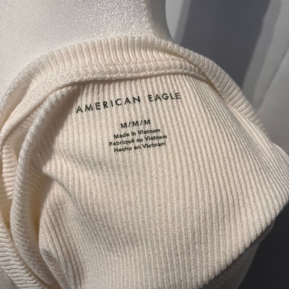 American Eagle ribbed button t shirt - Picture 2 of 3